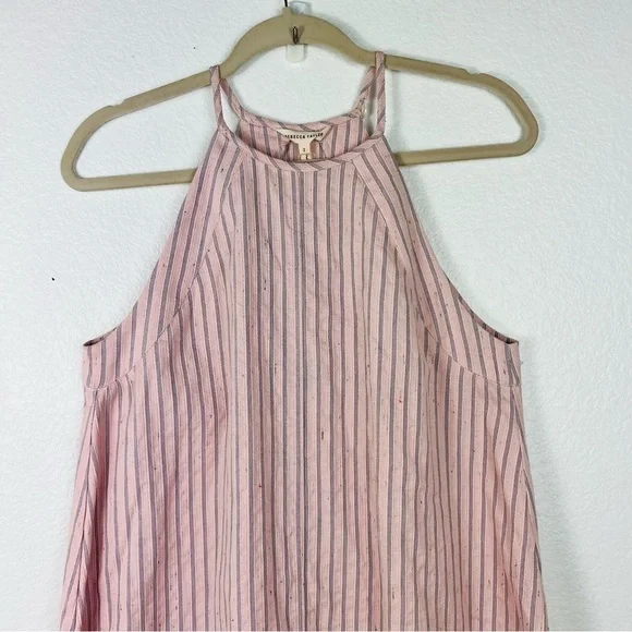 Rebecca Taylor Pink stripe tank dress size 2 - Picture 3 of 10